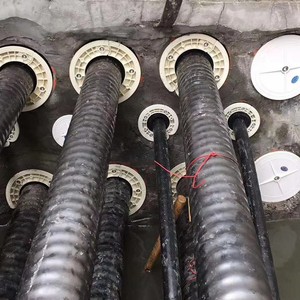 厂家直销法兰式200电缆管道封堵器线缆空管堵头下水管防水不锈钢