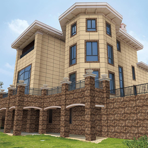 农村别墅外墙瓷砖户外砖室外麻面仿大理石新中式外墙砖300x600