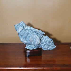 天然灵璧石山峰石观赏石原石摆件太湖石小型石头镇宅正品包邮奇石