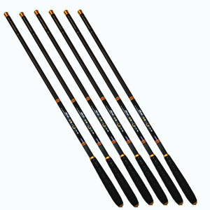 37调软钓竿碳素鱼竿 鲫鱼竿超轻超细 短节手竿溪流竿送前三节