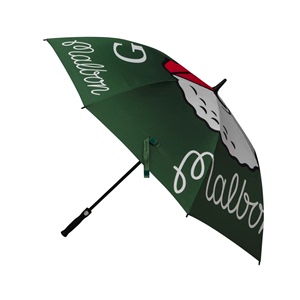 韩国Malbon高尔夫自动雨伞 防晒防紫外线伞 晴雨两用银色涂层大伞
