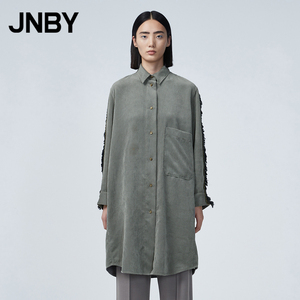 00jnby牛牛正品代购淘宝jnby/江南布衣专柜正品2021秋女装长袖衬衣