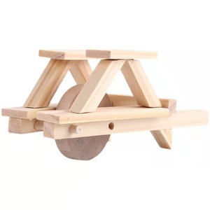 独轮车手推车模型儿童科技小制作小发明手工材料科学实验木质玩具