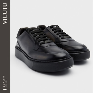 vicutu/威可多男士皮鞋2021年新款运动简约休闲鞋头层牛皮男鞋