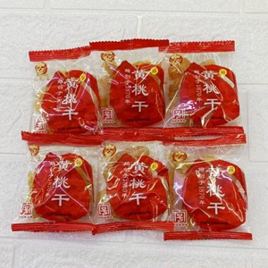 中国新款江苏省苏州土特产 桃子 采芝斋黄桃干250克包装食品
