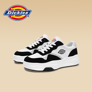 dickies女鞋2023年春秋季板鞋子休闲运动老爹鞋新款厚底面包鞋女