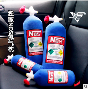 汽车用品抱枕NOS氮气加速瓶子抱枕/头枕/颈枕/腰垫靠枕