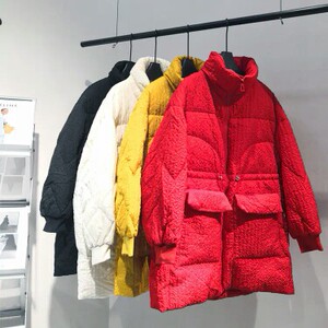 000人付款淘宝艾沸2013冬新款专柜正品大码女装羊毛呢长款羽绒服(专柜