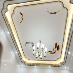 不锈钢圆弧吊顶收边条黑钛金圆形包边卡槽天花装饰线条背景墙收口