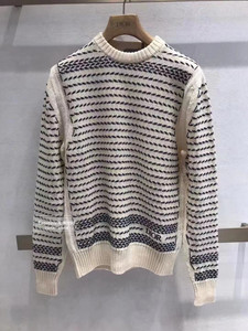 dior/迪奥 女士徽标条纹毛衣2021春夏正品代购183m630at245-c085