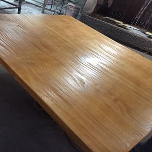 木板定制长方形自然边实木原木松木板隔板餐桌桌面板大木板吧台板