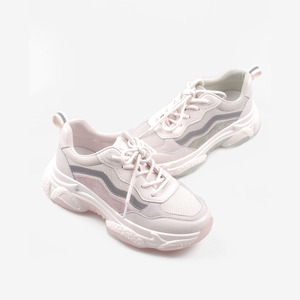 佰诗奴2020春款女鞋厚底增高休闲老爹鞋女潮ins新款运动413042989