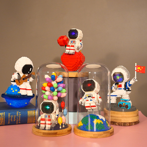 乐高积木宇航员系列太空人小颗粒益智拼装成年男女孩玩具生日礼物