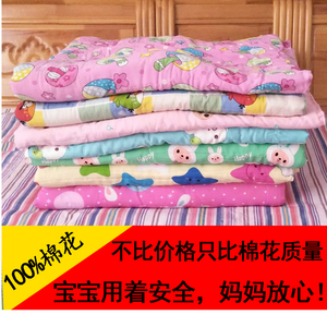 定做手工纯棉花被子儿童幼儿园垫被婴儿褥子秋冬季小棉被宝宝盖被
