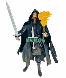 亚拉冈 纳西尔圣剑 6寸可动 toy biz 魔戒 戒灵 阿拉贡 护戒使者