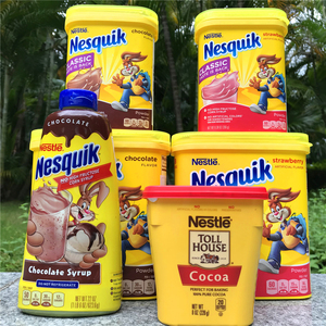 美国雀巢低卡0脂巧克力酱 冲饮粉nestle nesquik chocolate syrup