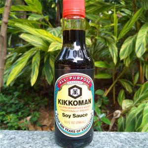 kikkoman soy sauce美国进口龟甲万万字酿造酱油296ml