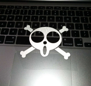 海贼王 乌索普海盗旗 汽车贴纸 摩托车踏板车反光车贴 贴花 动漫