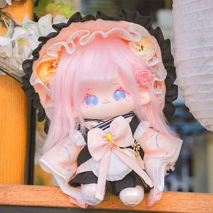 奶电响铃 大正百合 现货20cm棉花娃娃女娃衣套装衣服和服换装手办