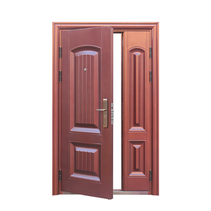 防盗门子母门大门别墅对开门进户门庭院防晒仿铜双开门钢质入户门