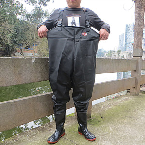 正品天津红联牌橡胶下水裤衣服捕鱼裤服防水衣裤服钓鱼裤