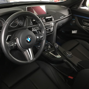 宝马bmw原厂正品老款3系f30f32f34改装碳纤维翻毛皮mp内饰七件套