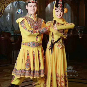 新疆女士维吾尔族刀郎舞蹈服装演出服少数民族新疆饰男士刀郎舞蹈