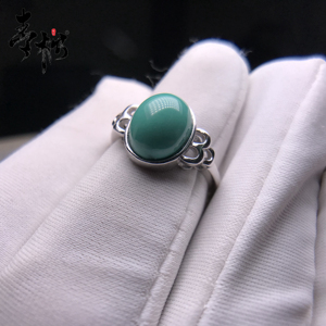 绿松石戒指女戒托