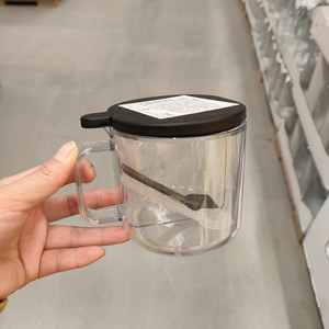 宜家国内正品代购 瑟勒布列达 分格调味罐 塑料调料盒 带小勺子