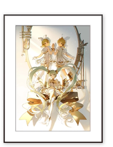 初音未来交响乐2022 周边复制原画 蘑菇rella 镜音双子