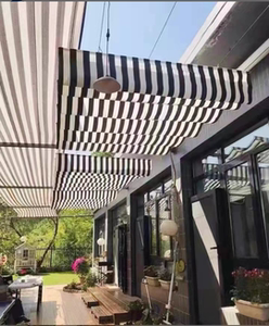 高日防晒雨布葡萄架顶棚小吃车顶蓬伸缩棚帐篷固定棚幼儿园玩具罩