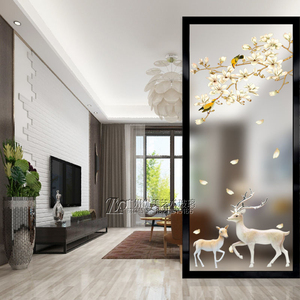 卧室客厅隔断玄关屏风玻璃门