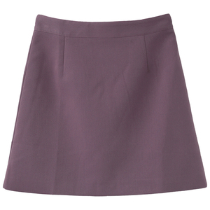 金大班流年2022春新款温柔气质紫色高腰A字半身短裙子女遮胯显瘦