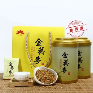 正宗台湾金荞麦茶黄金苦荞大麦茶正品荞麦罐装烘焙浓香型320克