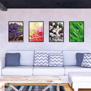 四联画粘贴画客厅