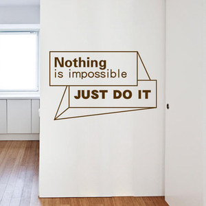 ins风 英语文化墙贴纸创意书房图书馆办公室励志教室装饰个性贴画