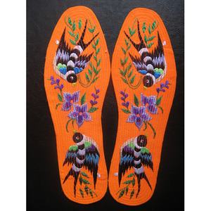 绝版纯手工绣花纯棉鞋垫传统民间艺术品工艺收藏品送礼佳品