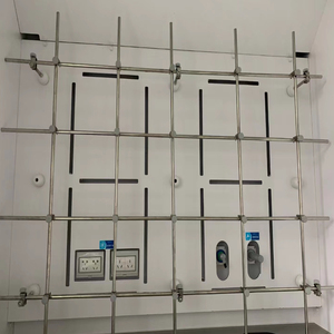 通风柜合成架不锈钢网格架子蒸馏架PP连接杆双排管固定架冷凝塔架