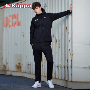 正品背靠背kappa卡帕运动套装连帽卫衣长裤秋冬男款|k0952xl08d