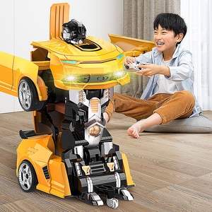 变形玩具男孩金刚变型儿童遥控汽车机器人超大变身自动正版合金版
