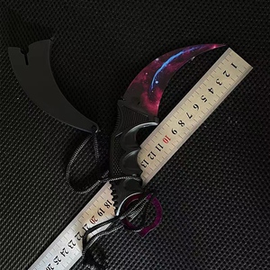 csgo周边爪子刀训练刀练习鹰爪刀未开刃耍刀玩具收藏手办道具手套