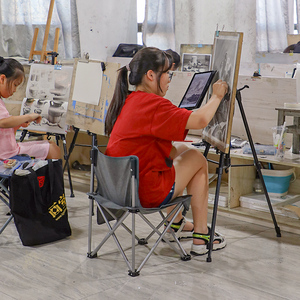 户外美术生专用折叠椅画画椅子便携超轻写生椅便携式考研背书钓鱼