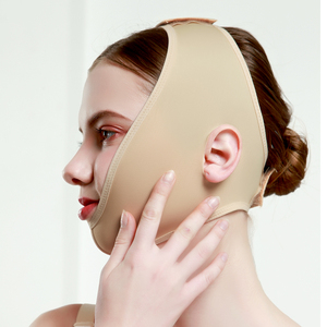 倩美吸脂头套女秋冬整形脸拖手术瘦脸疤痕下巴加压颧