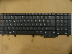 DELL  E6520  全新原装带背光丹麦文键盘，，，DK文键盘