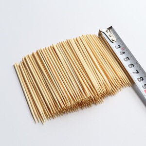 单头竹签小吃ktv 水果签叉竹签包邮鸡排签竹加长牙签竹签8cm 一斤