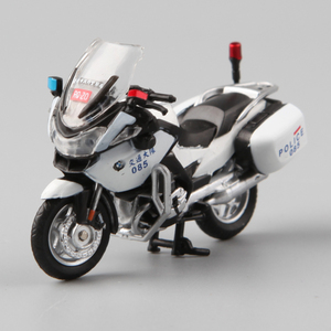 11/43台湾微影tiny合金仿真宝马警队冲锋摩托车模型 儿童玩具礼物