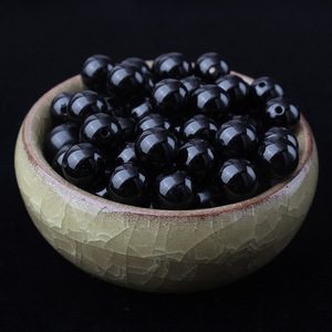 天然黑冰红玛瑙散珠子半成品南红色diy手工编织串手链项链配件