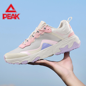 清仓匹克运动鞋女鞋春季新款网面革面软底透气垫鞋女士休闲鞋正品