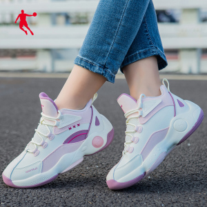 乔丹篮球鞋女鞋保暖秋冬季球鞋耐磨防滑鞋子官方旗舰战靴运动鞋女