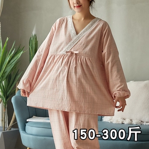奥狗酱淘宝月子服春夏薄款产后纯棉5月份4和服孕妇睡衣女春秋季产妇